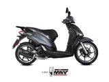 MIVV MV.PG.0009 PIAGGIO LIBERTY 125 ( 2019+ ) Full System Exhaust "Mover" (black; approved) – Accessories in the 2WheelsHero Motorcycle Aftermarket Accessories and Parts Online Shop