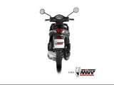 MIVV MV.PG.0009 PIAGGIO LIBERTY 125 ( 2019+ ) Full System Exhaust "Mover" (black; approved) – Accessories in the 2WheelsHero Motorcycle Aftermarket Accessories and Parts Online Shop