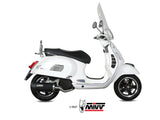 MIVV MV.PG.0004 PIAGGIO VESPA GTS 125 IE ( 2017 - 18 ) Full System Exhaust "Mover" (black; approved) – Accessories in the 2WheelsHero Motorcycle Aftermarket Accessories and Parts Online Shop