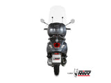 MIVV MV.PG.0007 PIAGGIO VESPA PRIMAVERA 125 / 150 | Sprint 125 / 150 3V ( 2021+ ) Full System Exhaust "Mover" (black; approved) – Accessories in the 2WheelsHero Motorcycle Aftermarket Accessories and Parts Online Shop