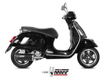 MIVV MV.PG.0002 PIAGGIO VESPA GTS 300 ( 2008 / 20 ) Slip-on Exhaust "Mover" (black; approved) – Accessories in the 2WheelsHero Motorcycle Aftermarket Accessories and Parts Online Shop