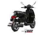 MIVV MV.PG.0008 PIAGGIO VESPA GTS / GTV 300 ( 2021+ ) Slip-on Exhaust "Mover" (black; approved) – Accessories in the 2WheelsHero Motorcycle Aftermarket Accessories and Parts Online Shop