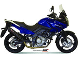 MIVV S.019 SUZUKI V-Strom 650 ( 2004 / 06 ) Full System Exhaust "Suono" (black; approved) – Accessories in the 2WheelsHero Motorcycle Aftermarket Accessories and Parts Online Shop