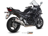 MIVV S.029 SUZUKI GSX 1250 FA ( 2009 / 16 ) Slip-on Exhaust "Oval" (titanium + carbon cap; approved) – Accessories in the 2WheelsHero Motorcycle Aftermarket Accessories and Parts Online Shop