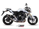 MIVV S.037 SUZUKI GSR 750 ( 2011 / 16 ) Slip-on Exhaust "GP" (black + carbon cap; approved) – Accessories in the 2WheelsHero Motorcycle Aftermarket Accessories and Parts Online Shop