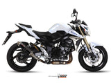 MIVV S.037 SUZUKI GSR 750 ( 2011 / 16 ) Slip-on Exhaust "GP" (black; approved) – Accessories in the 2WheelsHero Motorcycle Aftermarket Accessories and Parts Online Shop