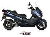 MIVV MV.SU.0001 SUZUKI BURGMAN 400 ( 2017 - 20 ) Slip-on Exhaust "Mover" (black stainless steel; approved) – Accessories in the 2WheelsHero Motorcycle Aftermarket Accessories and Parts Online Shop