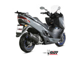 MIVV MV.SU.0002 SUZUKI BURGMAN 400 ( 2022+ ) Slip-on Exhaust "Mover" (black stainless steel; approved) – Accessories in the 2WheelsHero Motorcycle Aftermarket Accessories and Parts Online Shop