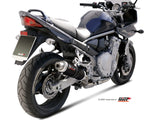 MIVV S.029 SUZUKI GSF 1250 Bandit ( 2007 / 16 ) Slip-on Exhaust "GP" (black; approved) – Accessories in the 2WheelsHero Motorcycle Aftermarket Accessories and Parts Online Shop