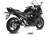 MIVV S.029 SUZUKI GSX 1250 FA ( 2009 / 16 ) Slip-on Exhaust "GP" (black; approved) – Accessories in the 2WheelsHero Motorcycle Aftermarket Accessories and Parts Online Shop