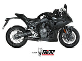 MIVV S.062 SUZUKI GSX-8R / 8S ( 2022+ ) Full System Exhaust "X-M5" (black; not approved) – Accessories in the 2WheelsHero Motorcycle Aftermarket Accessories and Parts Online Shop