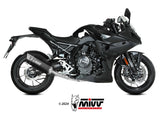 MIVV S.063 SUZUKI GSX-8R / 8S ( 2022+ ) Full System High Exhaust "SR-1" (black; approved) – Accessories in the 2WheelsHero Motorcycle Aftermarket Accessories and Parts Online Shop