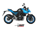 MIVV S.063 SUZUKI GSX-8R / 8S ( 2022+ ) Full System High Exhaust "SR-1" (black; approved) – Accessories in the 2WheelsHero Motorcycle Aftermarket Accessories and Parts Online Shop