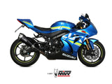 MIVV S.050 SUZUKI GSX-R 1000 ( 2017 / 20 ) Slip-on Exhaust "Delta Race" (carbon; approved) – Accessories in the 2WheelsHero Motorcycle Aftermarket Accessories and Parts Online Shop