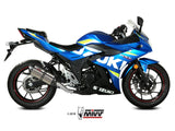 MIVV S.054 SUZUKI GSX 250 R ( 2017 / 20 ) Slip-on Exhaust "Suono" (stainless steel; approved) – Accessories in the 2WheelsHero Motorcycle Aftermarket Accessories and Parts Online Shop