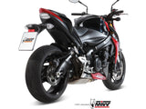 MIVV S.044 SUZUKI GSX-S 1000 / F ( 2015 / 20 ) Slip-on Exhaust "Double Gun" (black; approved) – Accessories in the 2WheelsHero Motorcycle Aftermarket Accessories and Parts Online Shop