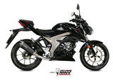 MIVV S.055 SUZUKI GSX-R / S 125 ( 2017 / 20 ) Full System Exhaust "Delta Race" (black; approved) – Accessories in the 2WheelsHero Motorcycle Aftermarket Accessories and Parts Online Shop