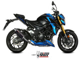 MIVV S.048 SUZUKI GSX-S 750 ( 2017 / 20 ) Slip-on Exhaust "GP" (black; approved) – Accessories in the 2WheelsHero Motorcycle Aftermarket Accessories and Parts Online Shop