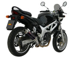 MIVV S.004 SUZUKI SV 650 ( 1999 / 2002 ) Slip-on Exhaust "GP" (black; approved) – Accessories in the 2WheelsHero Motorcycle Aftermarket Accessories and Parts Online Shop