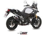MIVV S.042 SUZUKI V-Strom 1000 ( 2014 / 20 ) Slip-on Exhaust "Dakar" (black; approved) – Accessories in the 2WheelsHero Motorcycle Aftermarket Accessories and Parts Online Shop