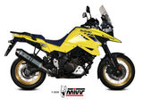 MIVV S.042 SUZUKI V-Strom 1050 ( 2020+ ) Slip-on Exhaust "Speed Edge" (black; approved) – Accessories in the 2WheelsHero Motorcycle Aftermarket Accessories and Parts Online Shop