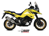 MIVV S.042 SUZUKI V-Strom 1050 ( 2020+ ) Slip-on Exhaust "Speed Edge" (stainless steel; approved) – Accessories in the 2WheelsHero Motorcycle Aftermarket Accessories and Parts Online Shop