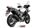 MIVV S.049 SUZUKI V-Strom 650 ( 2017+ ) Full System Exhaust "Oval" (carbon + cap; approved) – Accessories in the 2WheelsHero Motorcycle Aftermarket Accessories and Parts Online Shop