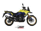 MIVV S.061 SUZUKI V-Strom 800 DE / SE ( 2023+ ) Slip-on Exhaust "Speed Edge" (black; approved) – Accessories in the 2WheelsHero Motorcycle Aftermarket Accessories and Parts Online Shop