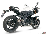 MIVV T.012 TRIUMPH SPEED TRIPLE 1050 R / S / RS ( 2011 / 15 ) Slip On Low Exhaust "GP" (carbon; approved) – Accessories in the 2WheelsHero Motorcycle Aftermarket Accessories and Parts Online Shop