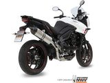 MIVV T.014 TRIUMPH TIGER 1050 ( 2013 / 16 ) Slip-on Exhaust "Oval" (titanium + carbon cap; approved) – Accessories in the 2WheelsHero Motorcycle Aftermarket Accessories and Parts Online Shop