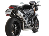 MIVV AT.012 TRIUMPH SPEED TRIPLE 1050 R / S / RS ( 2011 / 15 ) Dual Slip On High Exhaust "Speed Edge" (stainless steel; approved) – Accessories in the 2WheelsHero Motorcycle Aftermarket Accessories and Parts Online Shop
