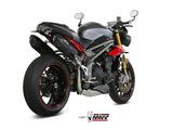 MIVV AT.016 TRIUMPH SPEED TRIPLE 1050 R / S / RS ( 2016 - 17 ) Dual Slip On Exhaust "Suono" (black; approved) – Accessories in the 2WheelsHero Motorcycle Aftermarket Accessories and Parts Online Shop