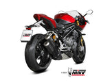 MIVV T.025 TRIUMPH SPEED TRIPLE 1200 RR / RS ( 2021+ ) Dual Slip On Exhaust "MK3" (carbon; approved) – Accessories in the 2WheelsHero Motorcycle Aftermarket Accessories and Parts Online Shop