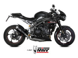 MIVV T.021 TRIUMPH SPEED TRIPLE 1050 R / S / RS ( 2018 / 20 ) Slip On Exhaust "Delta Race" (carbon; approved) – Accessories in the 2WheelsHero Motorcycle Aftermarket Accessories and Parts Online Shop
