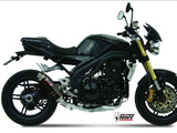 MIVV T.005 TRIUMPH SPEED TRIPLE 1050 R / S / RS ( 2005 - 06) Slip On Exhaust "GP" (black; approved) – Accessories in the 2WheelsHero Motorcycle Aftermarket Accessories and Parts Online Shop