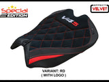TAPPEZZERIA ITALIA Ducati Panigale V4 (2025+) Special Edition Velvet Seat Cover "Argenta" – Accessories in the 2WheelsHero Motorcycle Aftermarket Accessories and Parts Online Shop