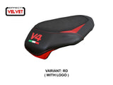 TAPPEZZERIA ITALIA Ducati Panigale V4 (2025+) Velvet Seat Cover "Pass" – Accessories in the 2WheelsHero Motorcycle Aftermarket Accessories and Parts Online Shop