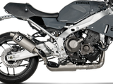 AKRAPOVIC S-Y9R16-HDT/2 Yamaha XSR 900 / GP (2025+) Exhaust System "Racing Line" (titanium) – Accessories in the 2WheelsHero Motorcycle Aftermarket Accessories and Parts Online Shop
