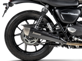 AKRAPOVIC S-T9SO2-HCQTBL Triumph Street Twin (2020+) Slip-On Exhaust (titanium) – Accessories in the 2WheelsHero Motorcycle Aftermarket Accessories and Parts Online Shop