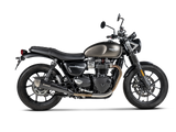 AKRAPOVIC S-T9SO2-HCQTBL Triumph Street Twin (2020+) Slip-On Exhaust (titanium) – Accessories in the 2WheelsHero Motorcycle Aftermarket Accessories and Parts Online Shop