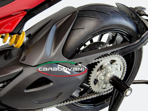 CARBONVANI Ducati Diavel V4 (2023+) Carbon Rear Hugger – Accessories in the 2WheelsHero Motorcycle Aftermarket Accessories and Parts Online Shop