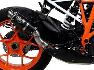 ARROW 71537GPI KTM 1290 Super Duke GT (2017+) Dark Steel Slip-on Exhaust "GP2" – Accessories in the 2WheelsHero Motorcycle Aftermarket Accessories and Parts Online Shop