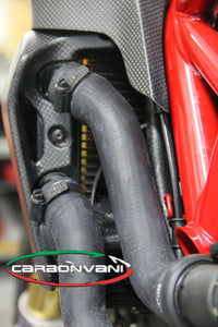 CARBONVANI Ducati Monster 821 (14/17) Carbon Water Cooler Vent Cover (left side) – Accessories in the 2WheelsHero Motorcycle Aftermarket Accessories and Parts Online Shop