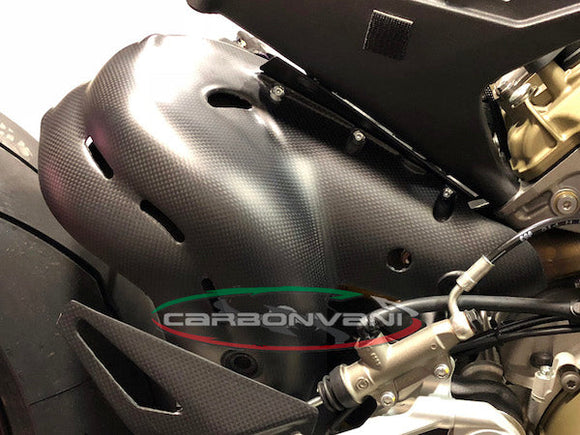 CARBONVANI Ducati Panigale V4 (18/21) Carbon Exhaust Collector Guard (Euro4)