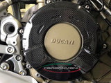 CARBONVANI Ducati Panigale V4R Carbon Clutch Cover (open)