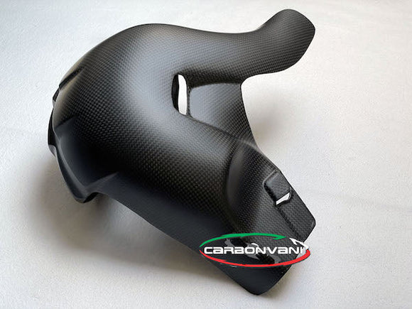 CARBONVANI Ducati Panigale V4 (2020+) Carbon Exhaust Collector Guard (Euro5)
