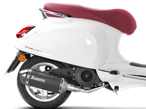 AKRAPOVIC S-VE125R2-HZBL Vespa Primavera / Sprint 3V (2020+) Exhaust System "Racing Line"(SS) – Accessories in the 2WheelsHero Motorcycle Aftermarket Accessories and Parts Online Shop