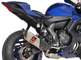 AKRAPOVIC S-Y7R12-APT Yamaha YZF-R7 (2021+) Exhaust System "Racing Line" (titanium)