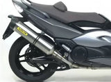 ARROW 73013KZ+73514AK Yamaha TMAX 530 (2017+) Aluminum Full Exhaust System "Competition Evo Pista"