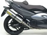 ARROW 71457KZ+73507AK Yamaha TMAX 530 (2012+) Aluminum Full Exhaust System "Competition Evo Pista"